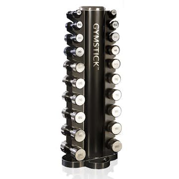 Ställ Gymstick Tower Rack med Hantlar